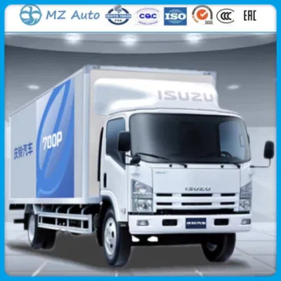 I Suzu Japanese Technology Brand Box Truck Euro6 189HP 4X2 Truck 6 Ton Made in China to Uzbekistan